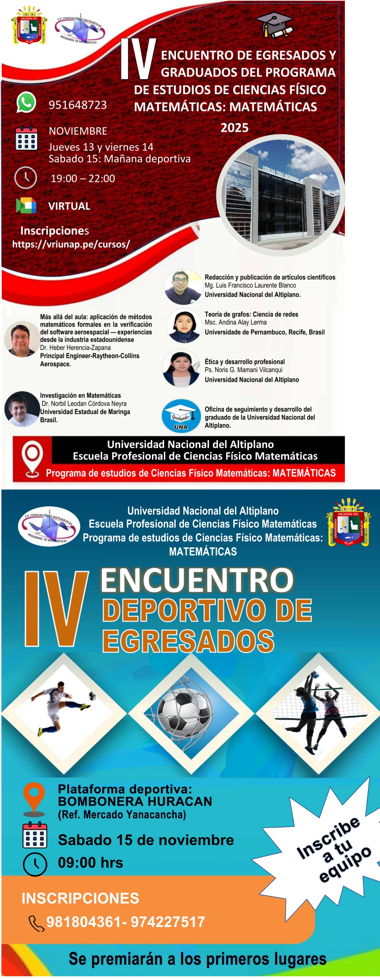 Evento a desarrollarse los días 13,14 y 15 de Noviembre de 2025